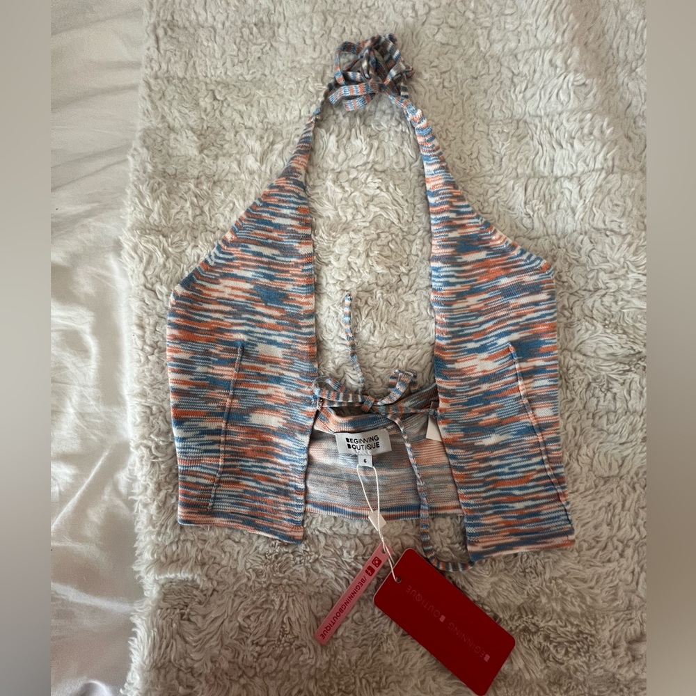Beginning Boutique crop top BWT